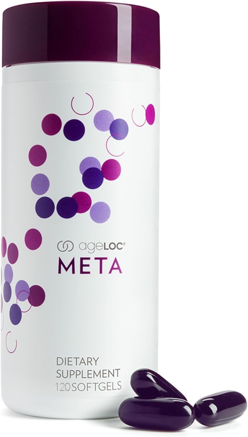 Nu Skin ageLOC Meta™ Purple Berry & Black Rice Metabolic Health Supplement | 120 Softgels